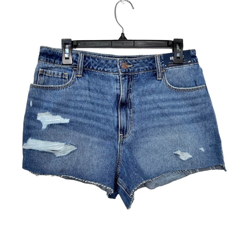 Hollister California ultra high Rise Vintage Relaxed Mom Shorts 3” Sz 9 NWTS